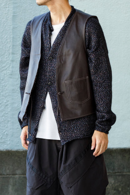 Willow Pants / P-033 BROWN LEATHER × BROWN 杢