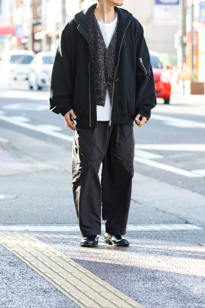 Willow Pants / P-033 BROWN LEATHER × BROWN 杢