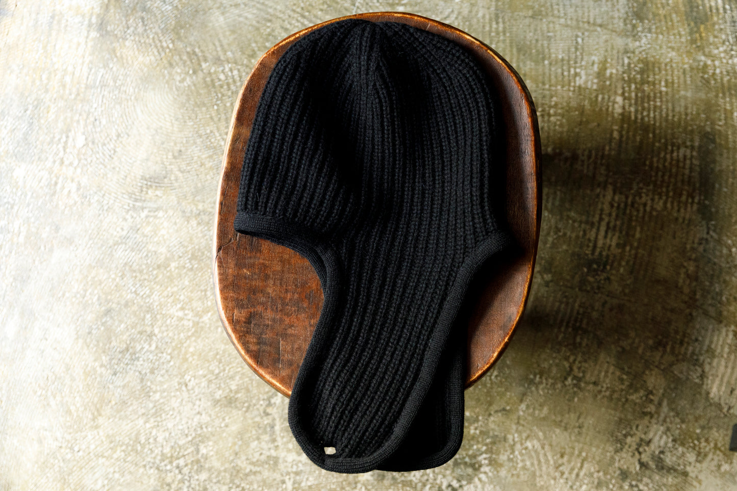 NIkki ESSENTIAL PIECE / ALL Yak Knit Beanie(unisex) - BLACK×NAVY