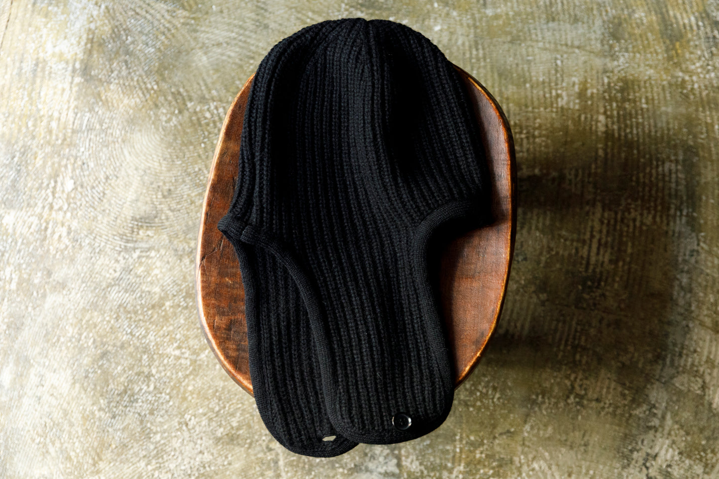 NIkki ESSENTIAL PIECE / ALL Yak Knit Beanie(unisex) - BLACK×NAVY