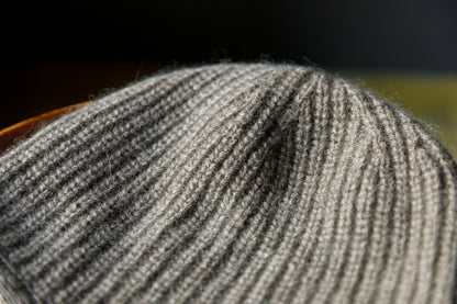 NIkki ESSENTIAL PIECE / ALL Yak Knit Beanie(unisex) - BEIGE