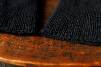 NIkki ESSENTIAL PIECE / ALL Yak Mitten(unisex) - BLACK×NAVY