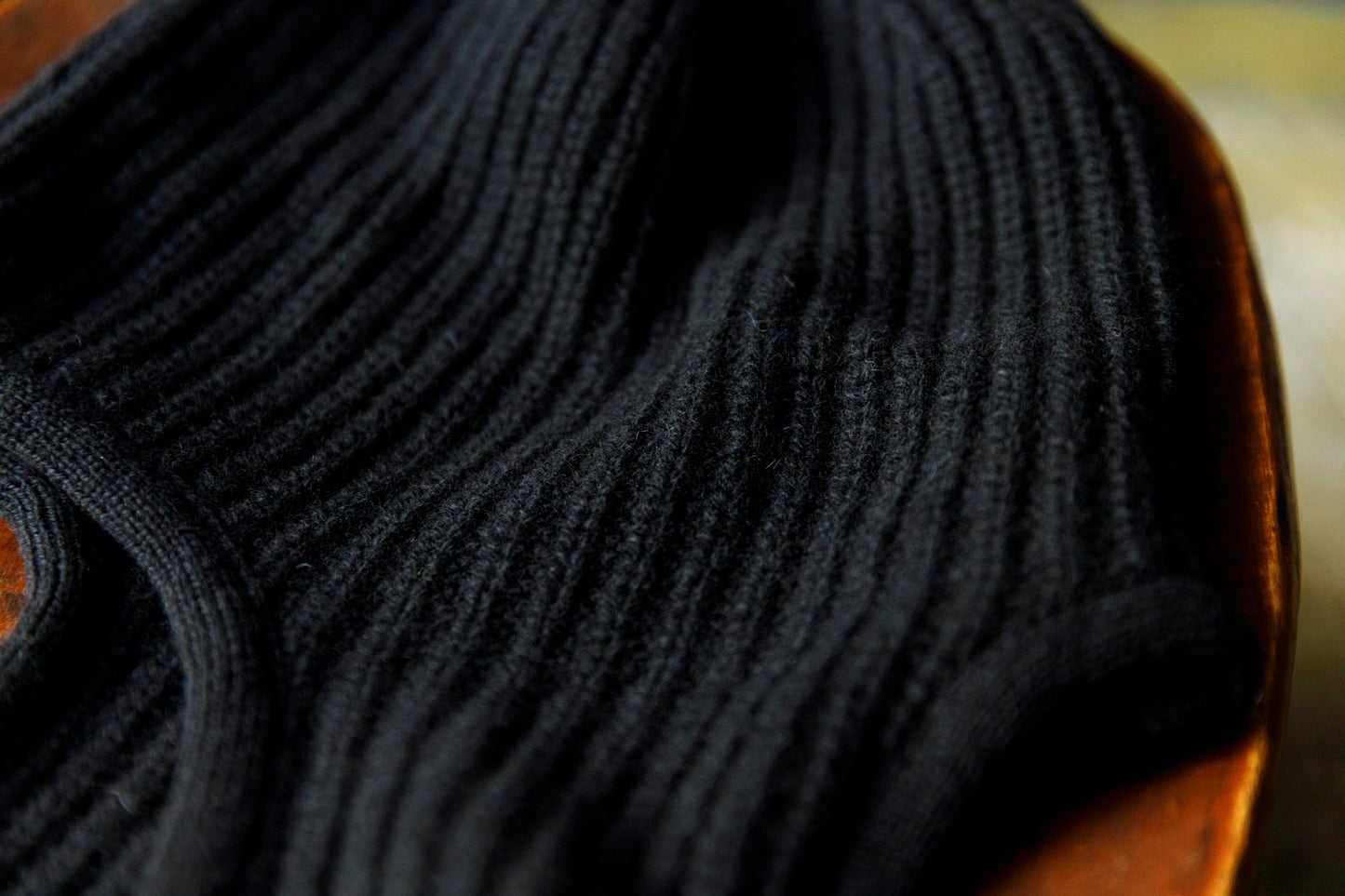 NIkki ESSENTIAL PIECE / ALL Yak Knit Beanie(unisex) - BLACK×NAVY