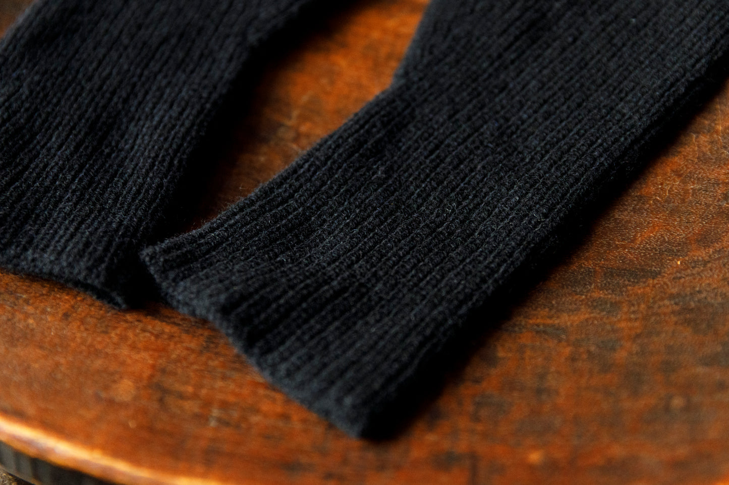 NIkki ESSENTIAL PIECE / ALL Yak Mitten(unisex) - BLACK×NAVY