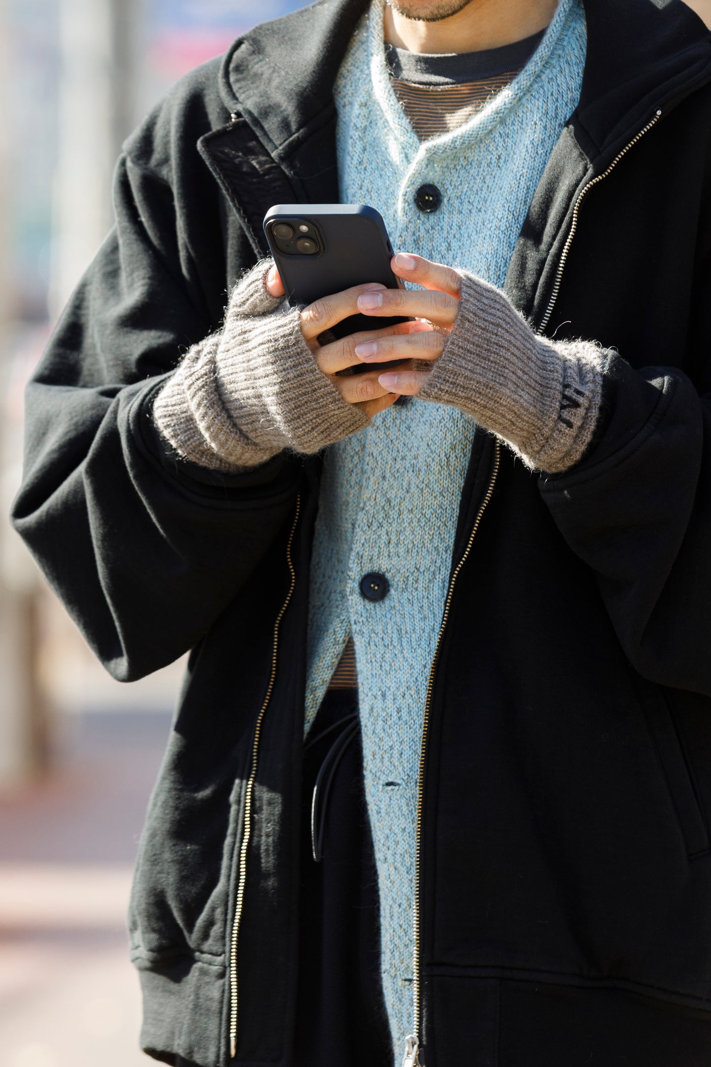 NIkki ESSENTIAL PIECE / ALL Yak Mitten(unisex) - BEIGE