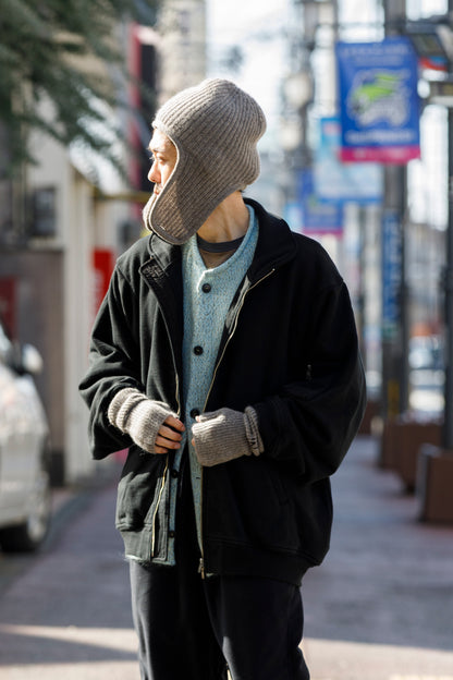 NIkki ESSENTIAL PIECE / ALL Yak Knit Beanie(unisex) - BEIGE