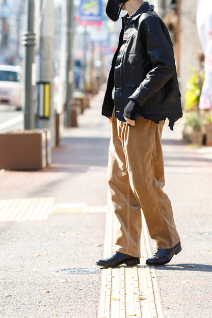 NIkki ESSENTIAL PIECE / ALL Yak Mitten(unisex) - BLACK×NAVY