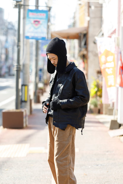 NIkki ESSENTIAL PIECE / ALL Yak Mitten(unisex) - BLACK×NAVY