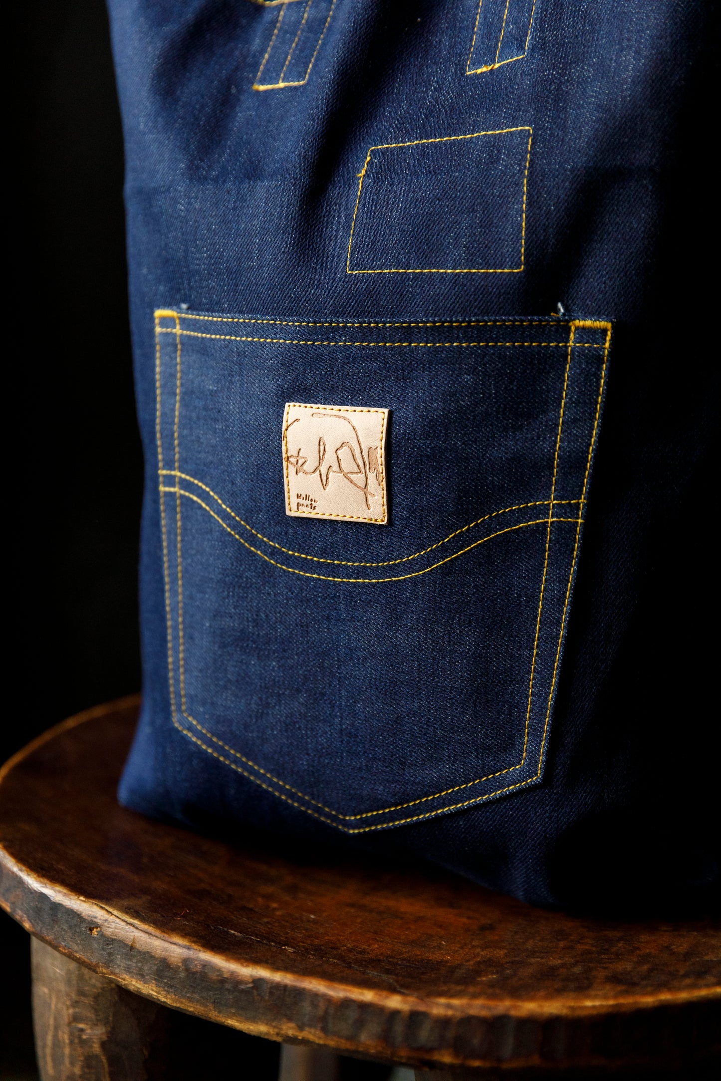 Willow Pants / R-013 DENIM BAG - INDIGO