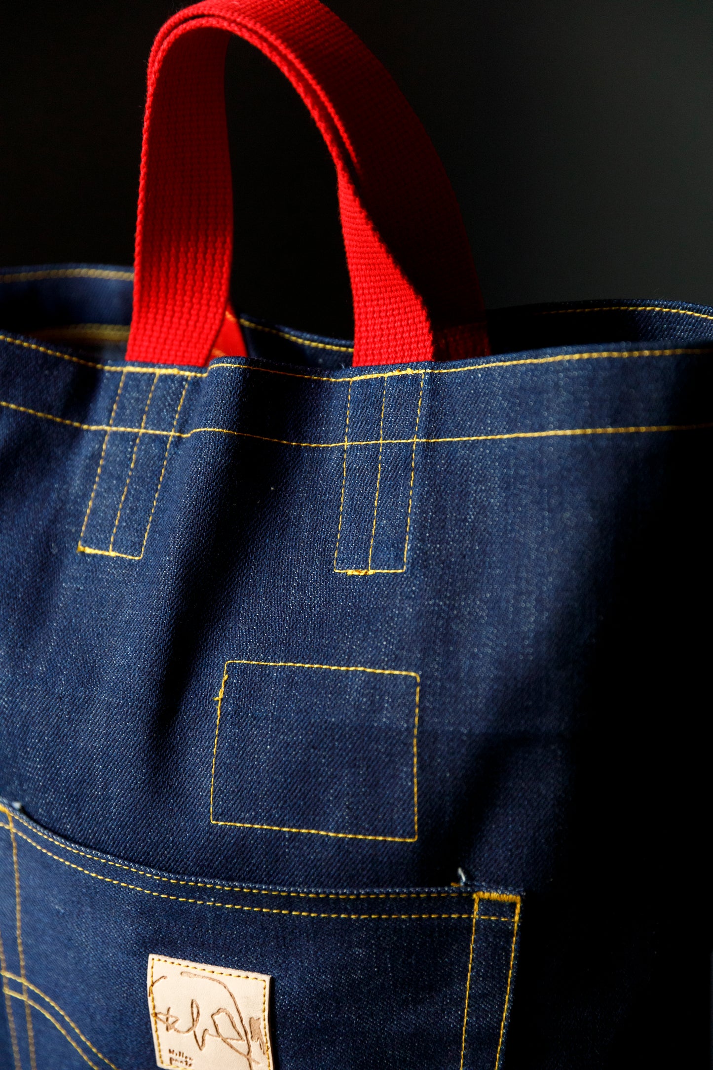 Willow Pants / R-013 DENIM BAG - INDIGO