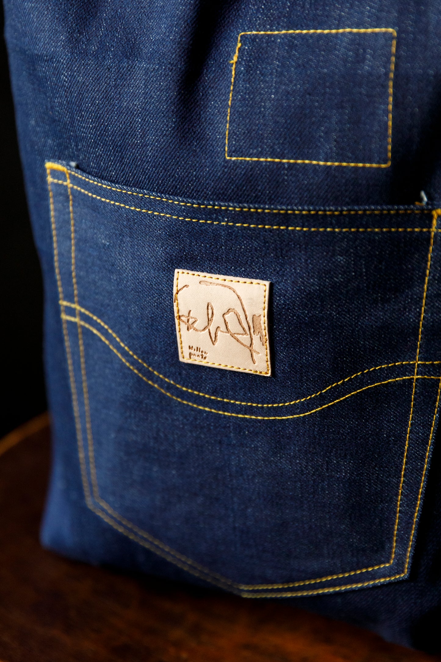 Willow Pants / R-013 DENIM BAG - INDIGO