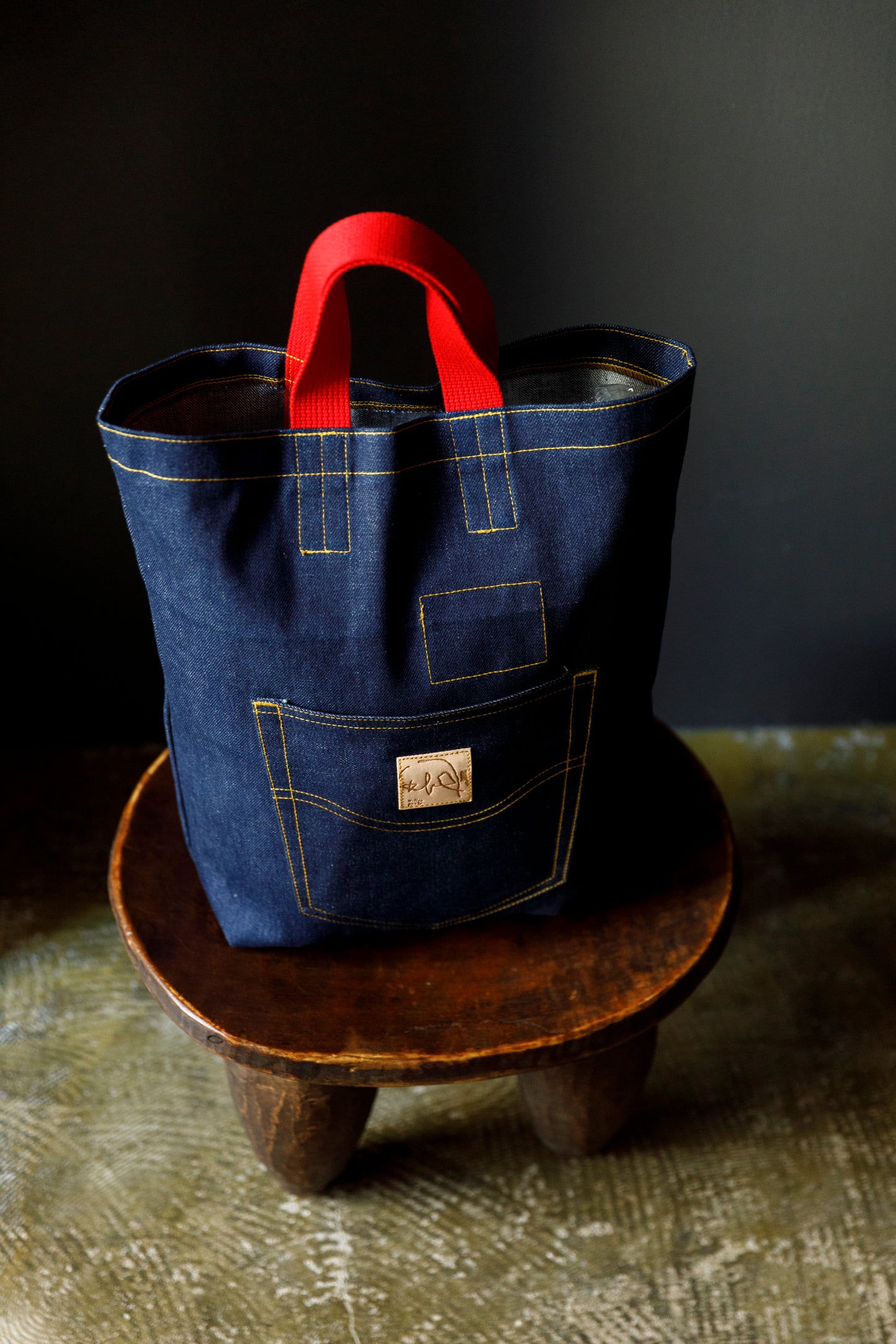 Willow Pants / R-013 DENIM BAG - INDIGO