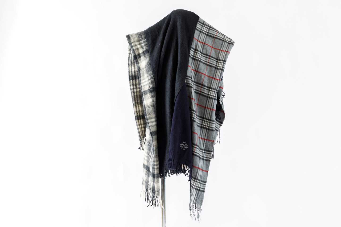 ink / FREELY SCARF - BLACK