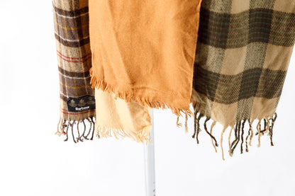 ink / FREELY SCARF - BROWN