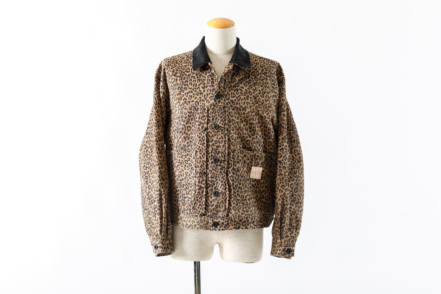 Willow Pants / P-019 COWHIDE SUEDE - LEOPARD PRINT