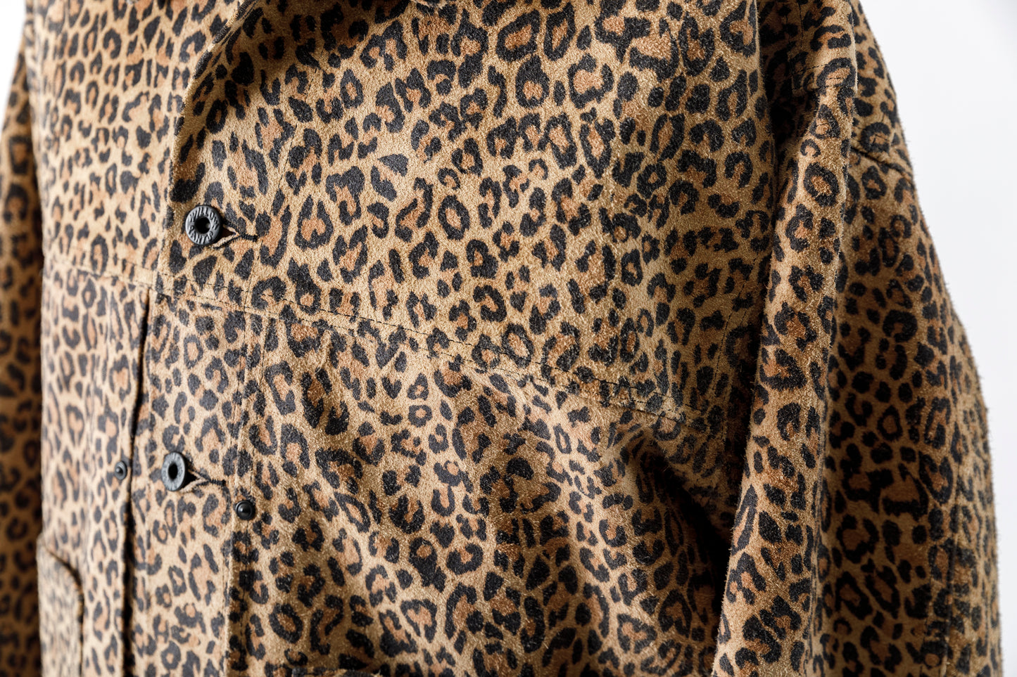 Willow Pants / P-019 COWHIDE SUEDE - LEOPARD PRINT