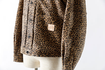 Willow Pants / P-019 COWHIDE SUEDE - LEOPARD PRINT