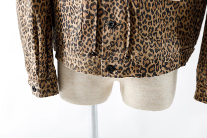 Willow Pants / P-019 COWHIDE SUEDE - LEOPARD PRINT