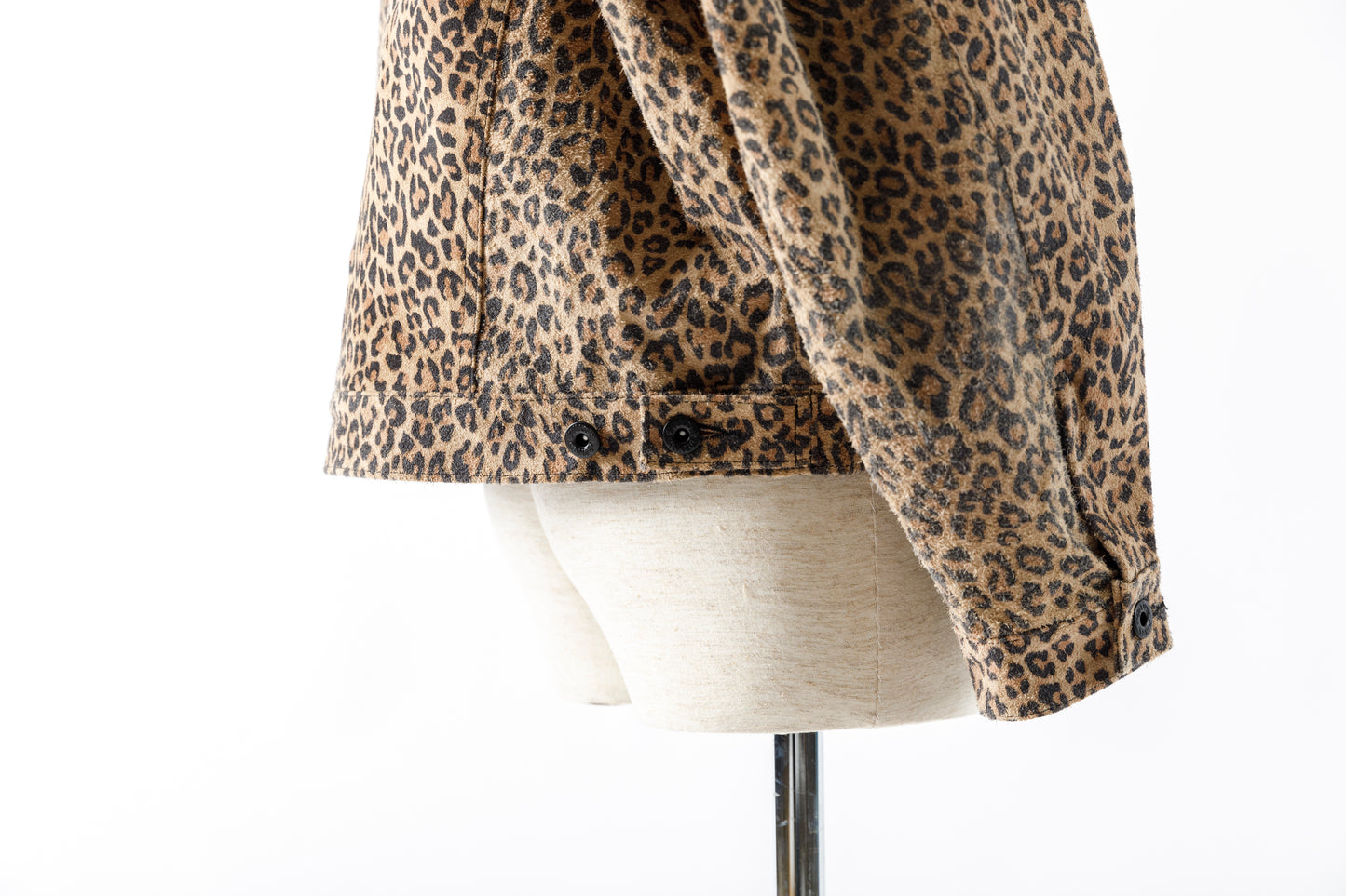 Willow Pants / P-019 COWHIDE SUEDE - LEOPARD PRINT