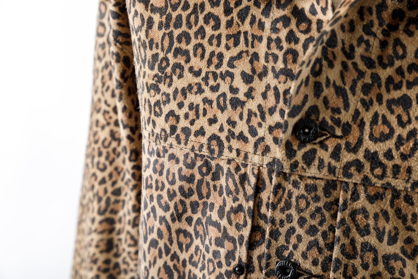 Willow Pants / P-019 COWHIDE SUEDE - LEOPARD PRINT