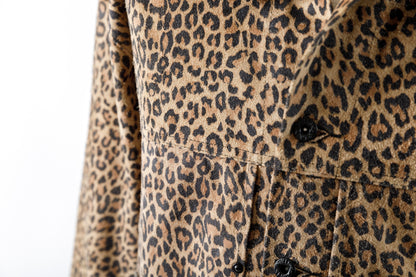 Willow Pants / P-019 COWHIDE SUEDE - LEOPARD PRINT