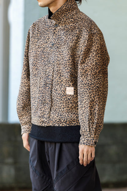 Willow Pants / P-019 COWHIDE SUEDE - LEOPARD PRINT