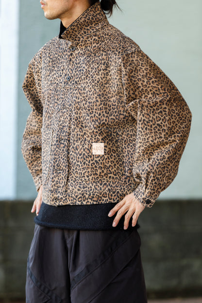 Willow Pants / P-019 COWHIDE SUEDE - LEOPARD PRINT