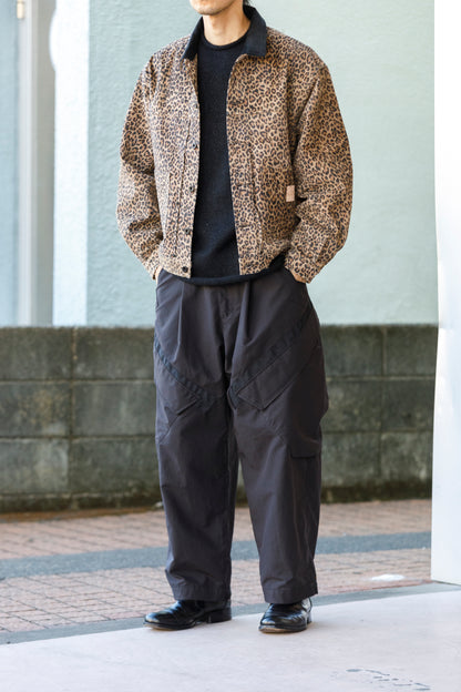 Willow Pants / P-019 COWHIDE SUEDE - LEOPARD PRINT