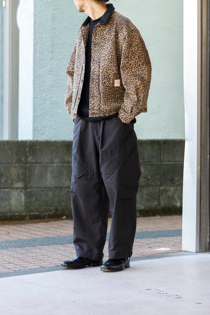 Willow Pants / P-019 COWHIDE SUEDE - LEOPARD PRINT