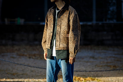 Willow Pants / P-019 COWHIDE SUEDE - LEOPARD PRINT