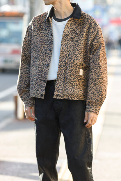 Willow Pants / P-019 COWHIDE SUEDE - LEOPARD PRINT