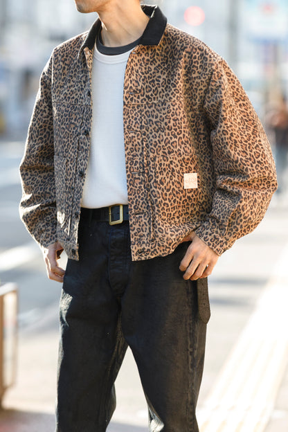 Willow Pants / P-019 COWHIDE SUEDE - LEOPARD PRINT