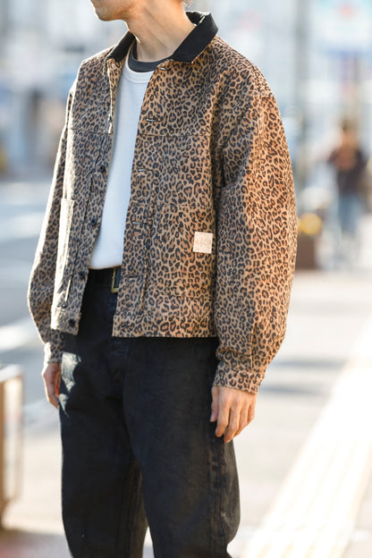 Willow Pants / P-019 COWHIDE SUEDE - LEOPARD PRINT