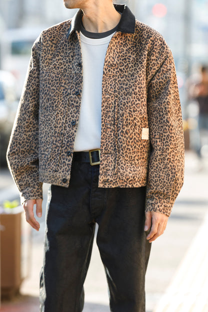 Willow Pants / P-019 COWHIDE SUEDE - LEOPARD PRINT