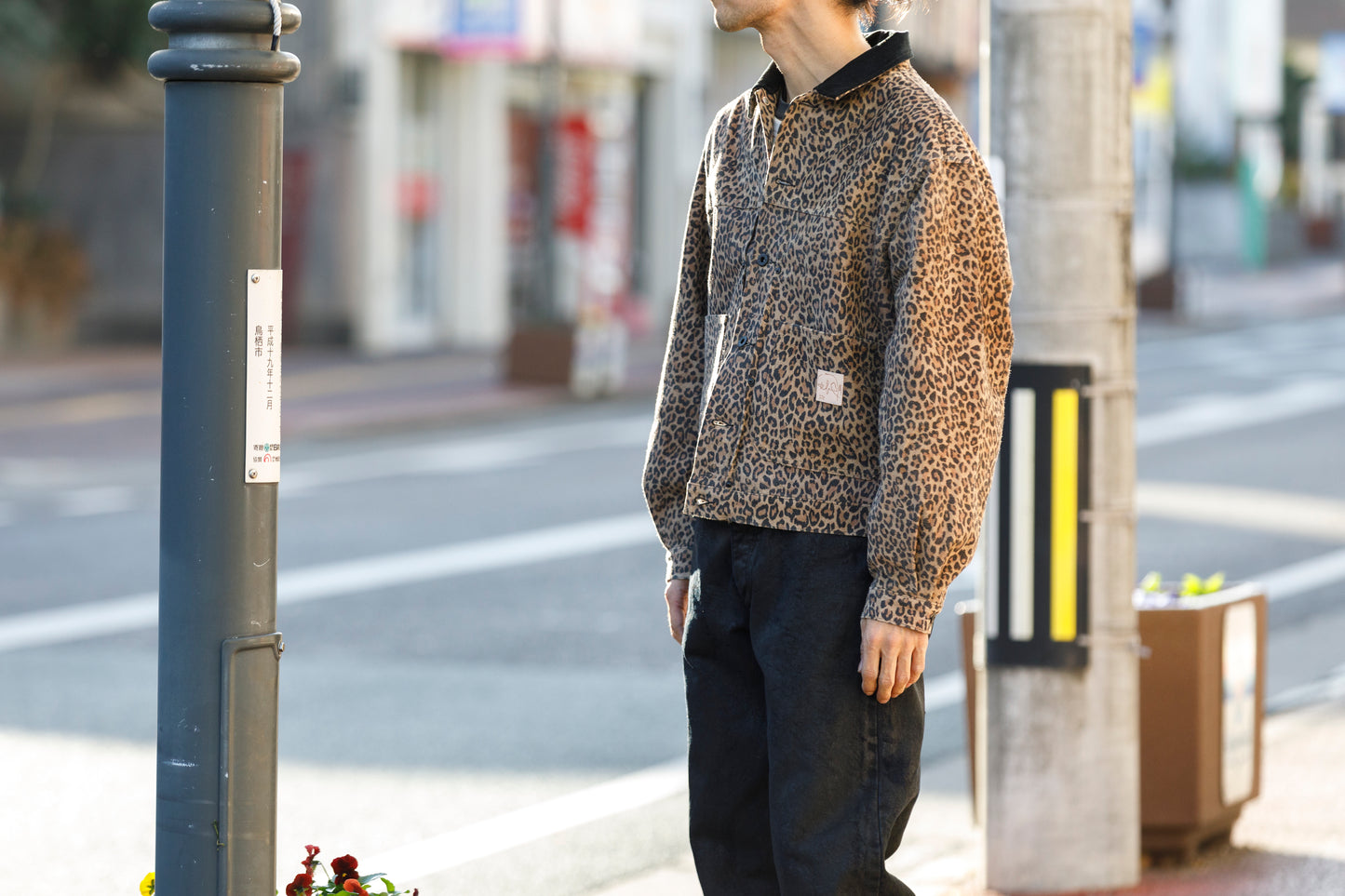 Willow Pants / P-019 COWHIDE SUEDE - LEOPARD PRINT