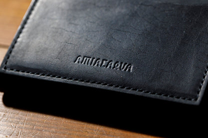 AMIACALVA / AK-013 GUIDI&ROSELLINI CARD CASE - Black
