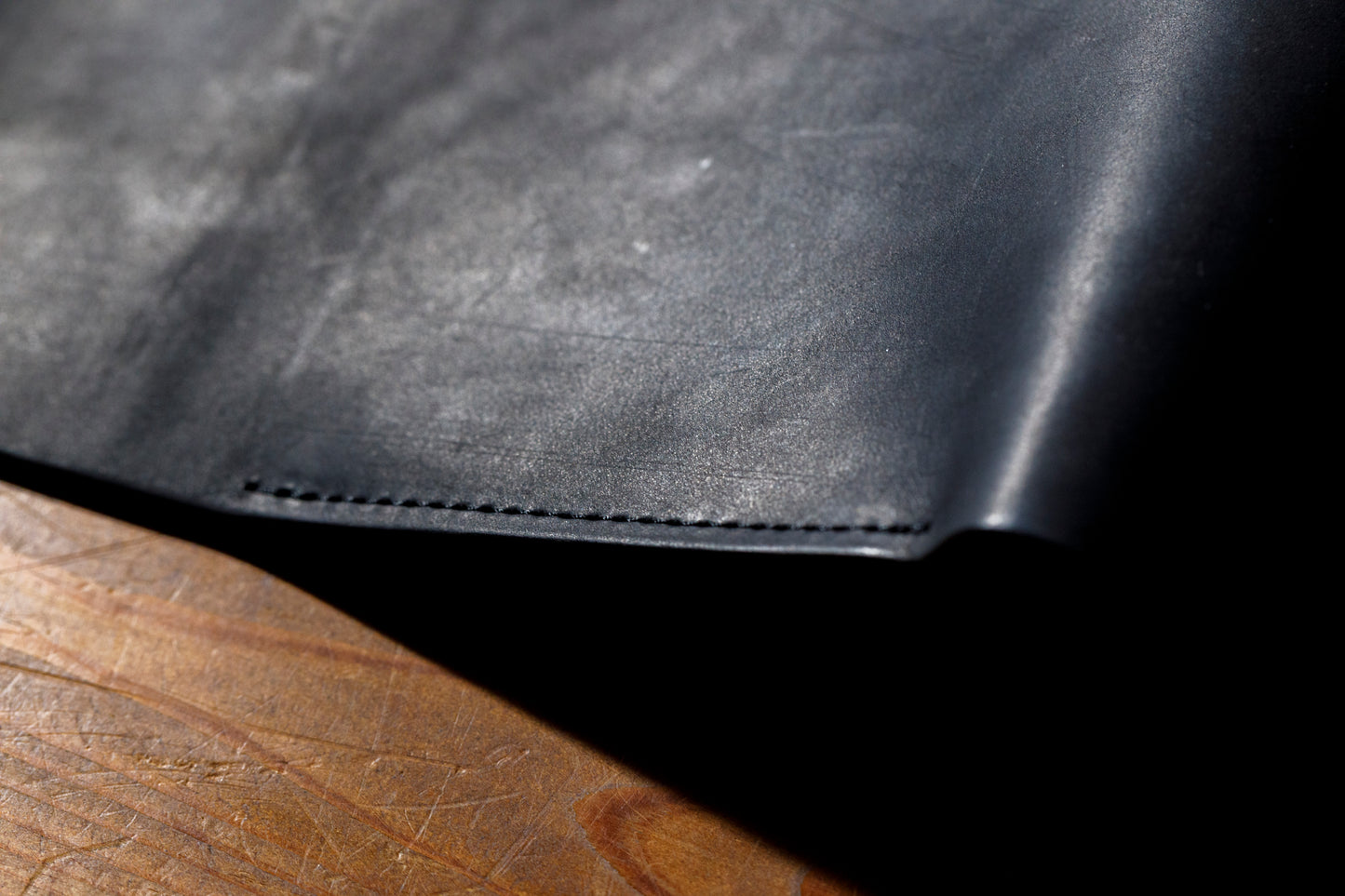 AMIACALVA / AK-007 GUIDI&ROSELLINI MEDIUM WALLET - Black