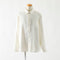 山内 / 26143-sili / ビンテージシルクリネン・ダブルステッチシャツ - off white