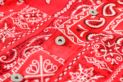 CHANGES CH5043 Remake Engineer Jacket(Used Bandana) - Type B