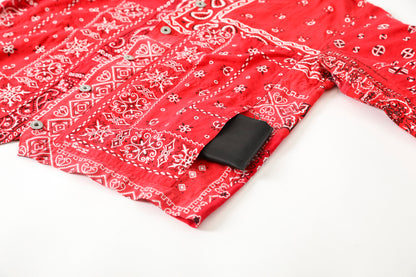 CHANGES CH5043 Remake Engineer Jacket(Used Bandana) - Type B