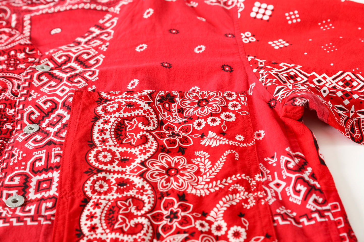 CHANGES CH5043 Remake Engineer Jacket(Used Bandana) - Type A