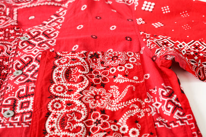 CHANGES CH5043 Remake Engineer Jacket(Used Bandana) - Type A