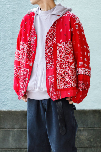 CHANGES CH5043 Remake Engineer Jacket(Used Bandana) - Type A