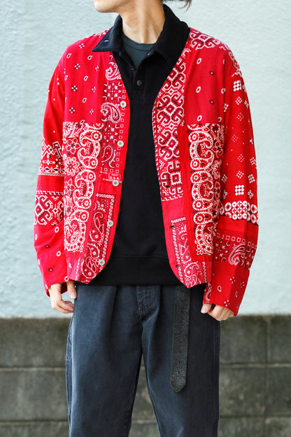 CHANGES CH5043 Remake Engineer Jacket(Used Bandana) - Type A