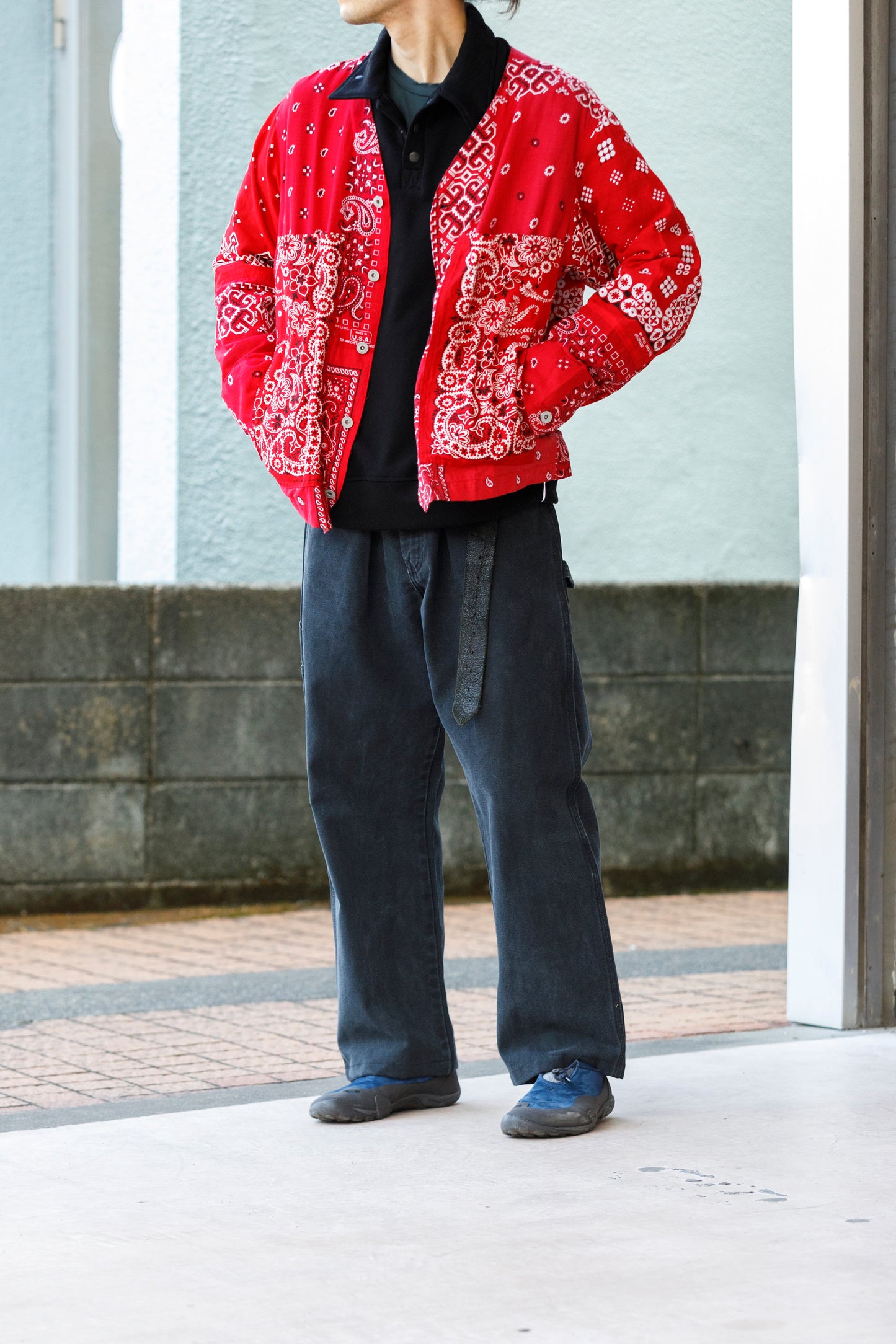 CHANGES / CH4107 Remake Painter Pants - Black