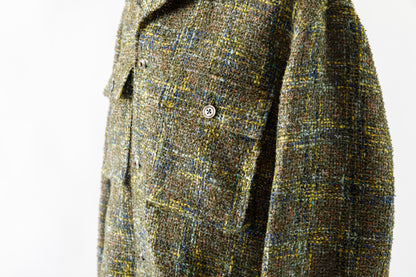 SARTO / 261-03002 MIX TWEED OVER SHIRT - ARMY(HOME SPUN)