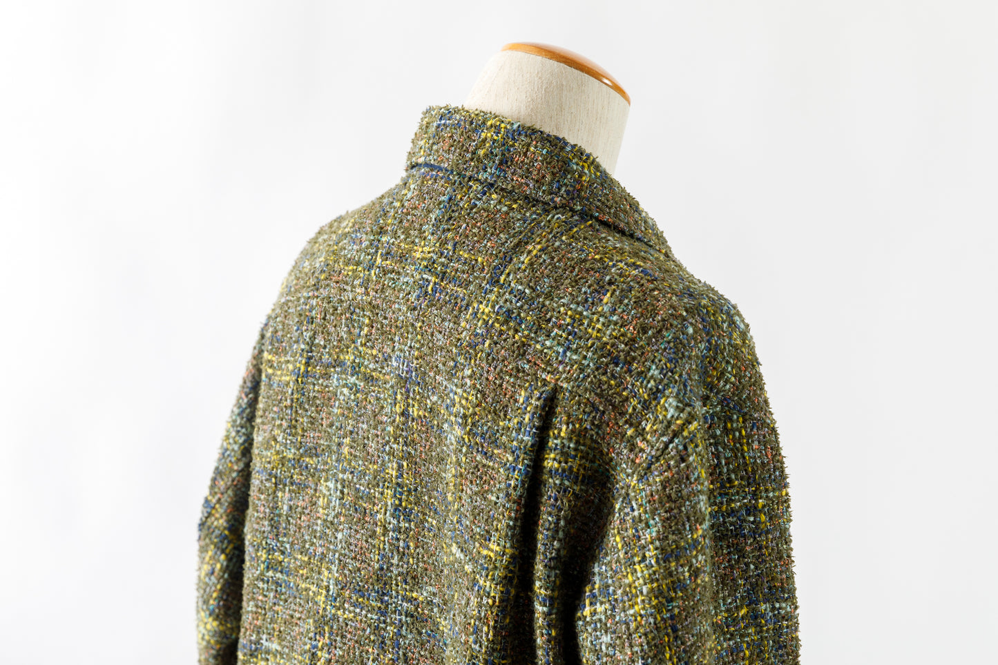 SARTO / 261-03002 MIX TWEED OVER SHIRT - ARMY(HOME SPUN)