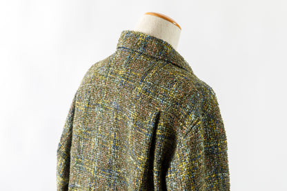 SARTO / 261-03002 MIX TWEED OVER SHIRT - ARMY(HOME SPUN)