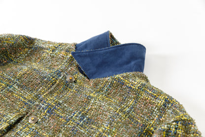 SARTO / 261-03002 MIX TWEED OVER SHIRT - ARMY(HOME SPUN)