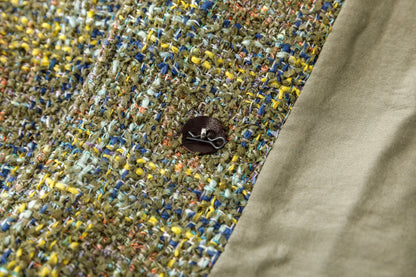 SARTO / 261-03002 MIX TWEED OVER SHIRT - ARMY(HOME SPUN)